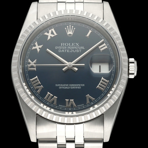 Montre Rolex Datejust 16220 - Montre 36 mm en acier (2001) avec boîte et papiers 58 Facettes ROL/DJ1/1288