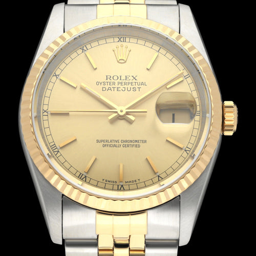 Montre Rolex Datejust 16233 - Montre automatique 36 mm acier/or (1991) 58 Facettes ROL/DJ1/1313
