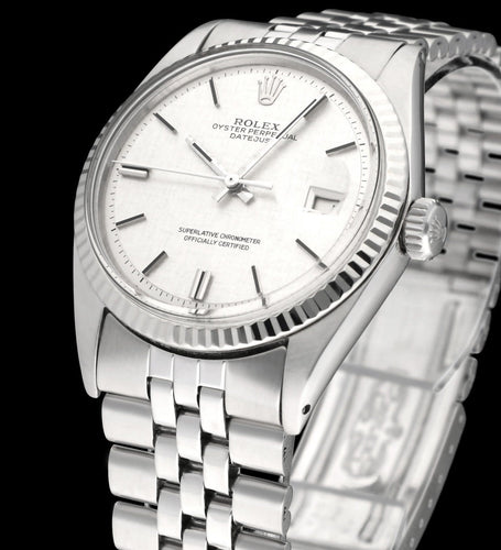 Montre Rolex Datejust 1601 - Montre 36 mm en acier (1972), cadran lin 58 Facettes ROL/DJ1/1314