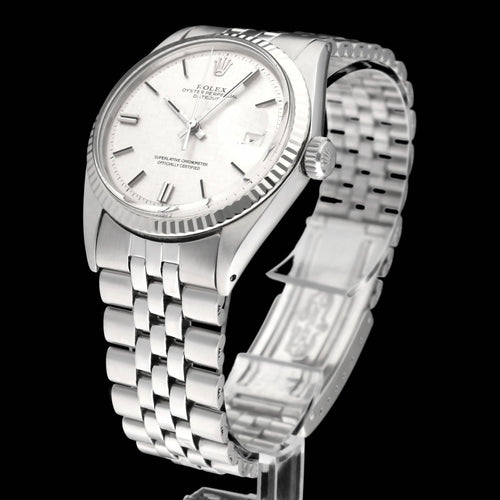 Montre Rolex Datejust 1601 - Montre 36 mm en acier (1972), cadran lin 58 Facettes ROL/DJ1/1314