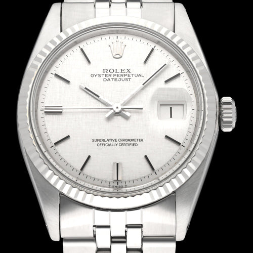 Montre Rolex Datejust 1601 - Montre 36 mm en acier (1972), cadran lin 58 Facettes ROL/DJ1/1314