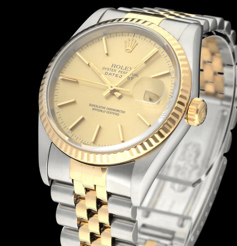 Montre Rolex Datejust - Montre 16233 36 mm or et acier (1994) 58 Facettes ROL/DJ1/1319