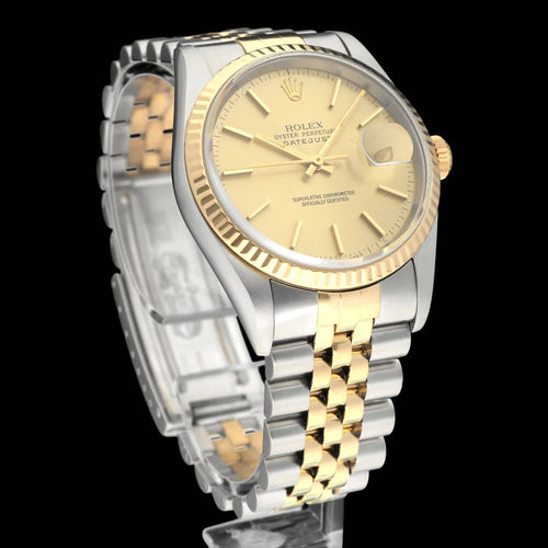 Montre Rolex Datejust - Montre 16233 36 mm or et acier (1994) 58 Facettes ROL/DJ1/1319