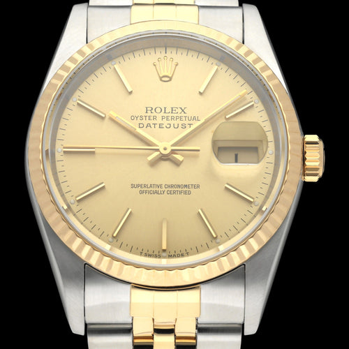 Montre Rolex Datejust - Montre 16233 36 mm or et acier (1994) 58 Facettes ROL/DJ1/1319