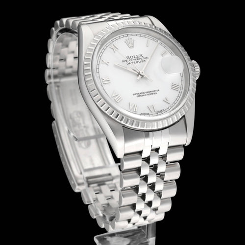 Montre Rolex Datejust 16220 - Montre automatique en acier 36 mm (2005) 58 Facettes ROL/DJ1/1323