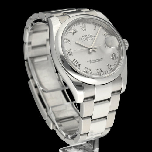 Montre Rolex Datejust 116200 - Montre 36 mm acier (2015) avec boîte et papiers 58 Facettes ROL/DJ2/033