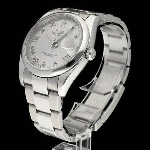 Montre Rolex Datejust 116200 - Montre 36 mm acier (2015) avec boîte et papiers 58 Facettes ROL/DJ2/033