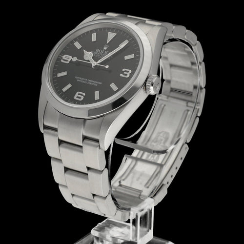 Montre Rolex Explorer - Montre automatique en acier 36 mm réf. 114270 (2001) 58 Facettes ROL/EXP/037
