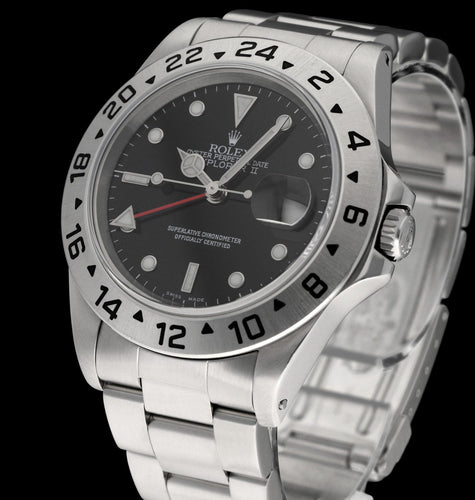 Montre Rolex Explorer II - Montre automatique réf. 16570 en acier (1999) 58 Facettes ROL/EXP/047