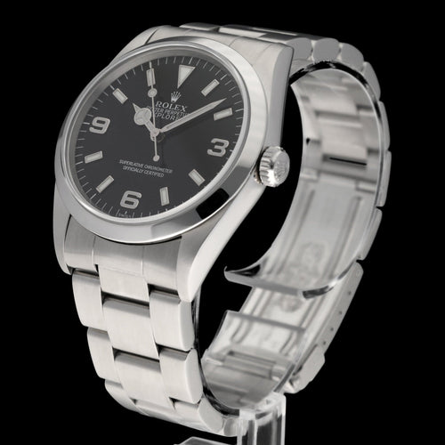 Montre Rolex Explorer - Montre automatique réf. 14270 en acier (1999) 58 Facettes ROL/EXP/048