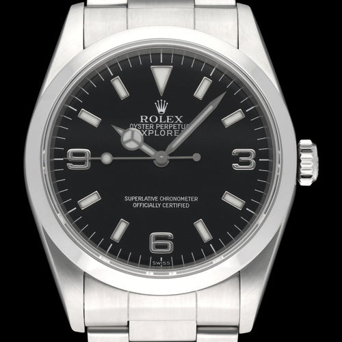 Montre Rolex Explorer - Montre automatique réf. 14270 en acier (1999) 58 Facettes ROL/EXP/048