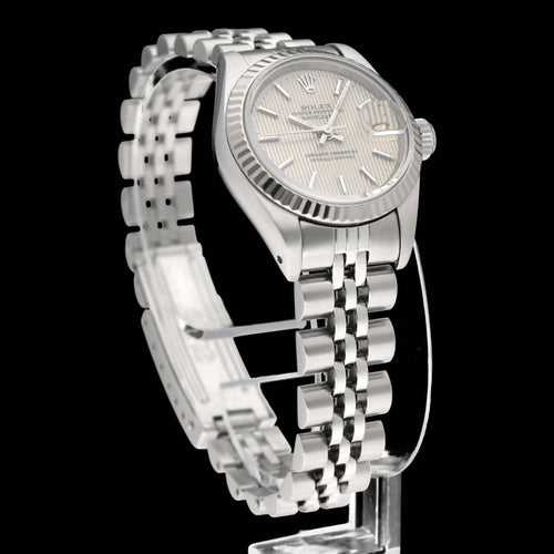 Montre Rolex Lady-Datejust - Montre dame réf. 69174 cadran Tapestry (1990) 58 Facettes ROL/LDJ/567