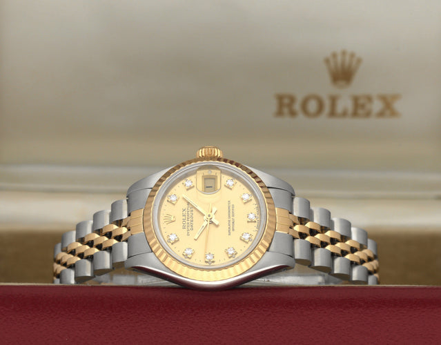 Montre Rolex Lady-Datejust - Montre 69173G en or et acier (1987) 58 Facettes ROL/LDJ/578
