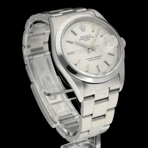 Montre Rolex Oyster Perpetual Date - Montre automatique réf. 15200 acier 34 mm (1999) 58 Facettes ROL/OPD/251