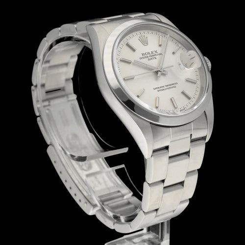 Montre Rolex Oyster Perpetual Date - Montre automatique réf. 15200 acier 34 mm (1999) 58 Facettes ROL/OPD/251