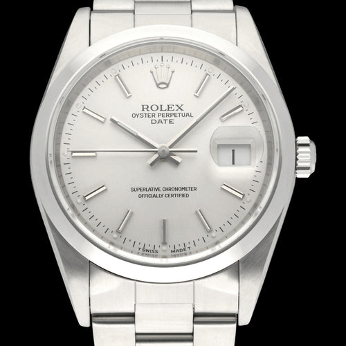 Montre Rolex Oyster Perpetual Date - Montre automatique réf. 15200 acier 34 mm (1999) 58 Facettes ROL/OPD/251