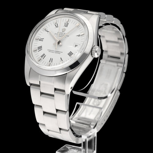 Montre Rolex Oyster Perpetual Date 15000 - Montre automatique acier 34 mm (1985) 58 Facettes ROL/OPD/275