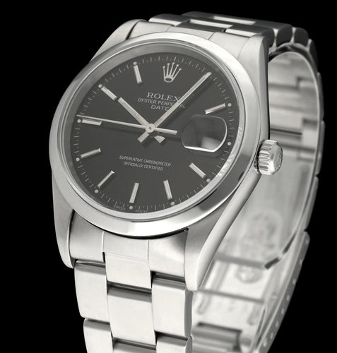Montre Rolex Oyster Perpetual Date 15200 - Montre automatique acier 34 mm (2000) 58 Facettes ROL/OPD/282