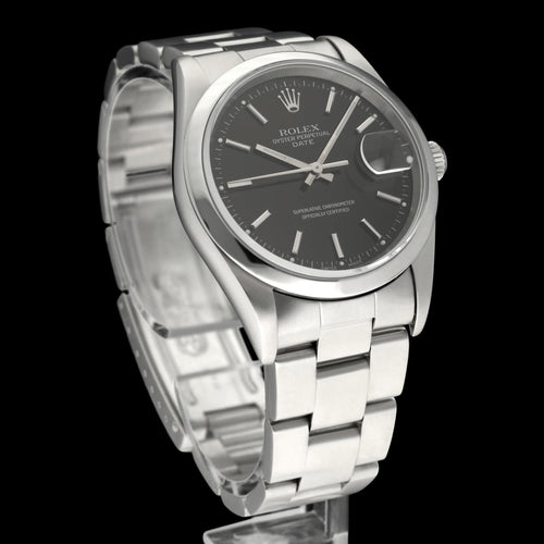 Montre Rolex Oyster Perpetual Date 15200 - Montre automatique acier 34 mm (2000) 58 Facettes ROL/OPD/282