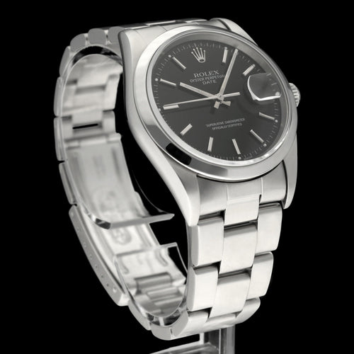 Montre Rolex Oyster Perpetual Date 15200 - Montre automatique acier 34 mm (2000) 58 Facettes ROL/OPD/282