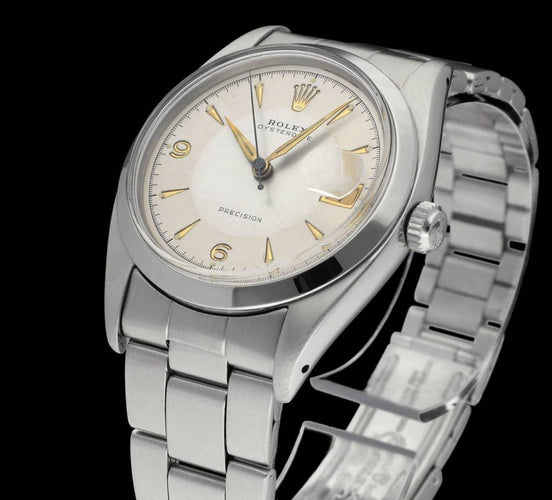 Montre Rolex Oyster Precision réf. 6694 (1957) - Montre en acier 34 mm 58 Facettes ROL/OPR/144