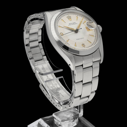 Montre Rolex Oyster Precision réf. 6694 (1957) - Montre en acier 34 mm 58 Facettes ROL/OPR/144