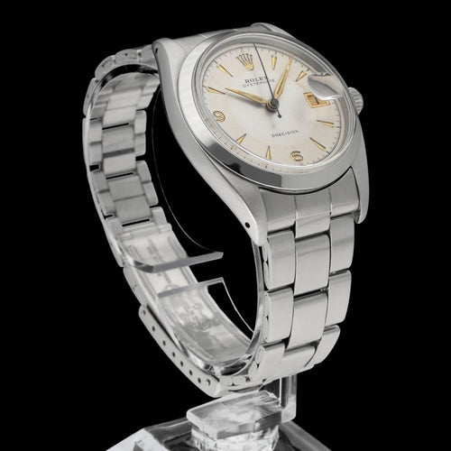 Montre Rolex Oyster Precision réf. 6694 (1957) - Montre en acier 34 mm 58 Facettes ROL/OPR/144
