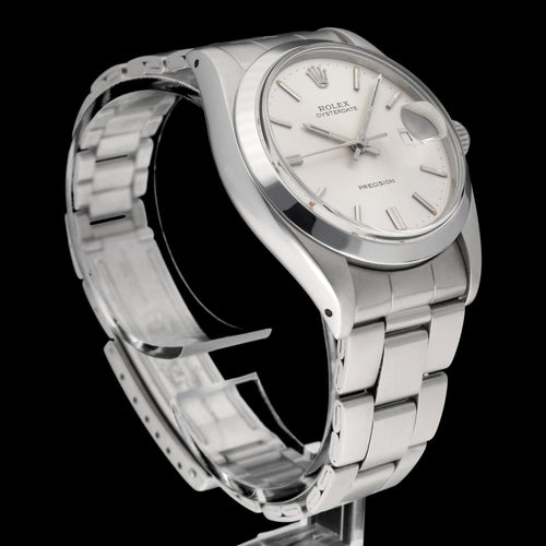 Montre Rolex Oyster Precision - Montre acier réf. 6694 (1978) 34 mm 58 Facettes ROL/OPR/147