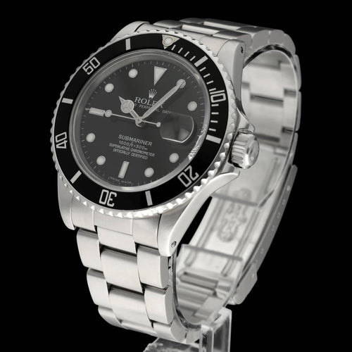 Montre Rolex Submariner Date 16800 - Montre automatique acier (1982) 58 Facettes ROL/SUB/044
