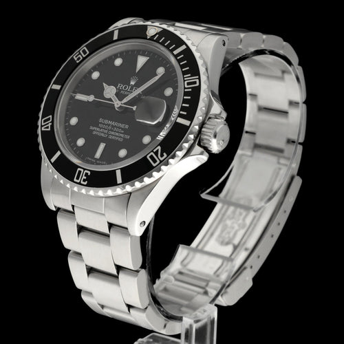 Montre Rolex Submariner Date 16800 - Montre automatique acier (1982) 58 Facettes ROL/SUB/044