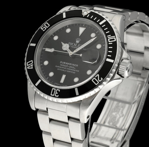 Montre Rolex Submariner Date 16610 - Montre automatique en acier (1991) 58 Facettes ROL/SUB/046