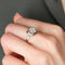 Bague 55 / Platine Bague - Solitaire Art déco en platine et diamant 0,75 ct 58 Facettes BO/220037