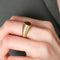 Bague 52 Bague "Shyne" godronnée en or jaune 18 carats et citrine 58 Facettes BO/220038