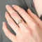 Bague 53.5 / Diamants / Or Jaune Bague « Joséphine » en or jaune 18 carats et diamant 0,20 ct 58 Facettes BO/220034/