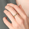 Bague 53 / Diamants Bague alliance «One» en or jaune 18k et diamant 58 Facettes BO/220024 RIV