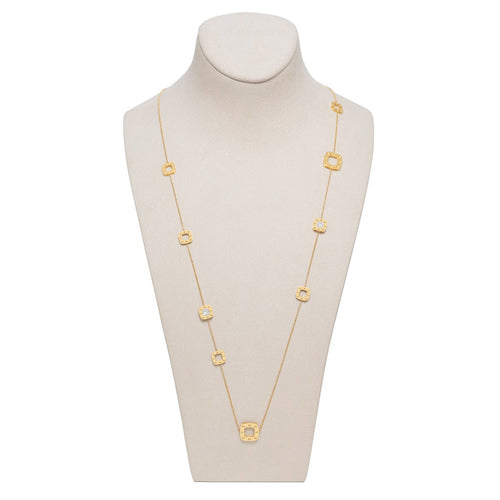 Collier Roberto Coin - Sautoir en or jaune 18 carats et diamants 58 Facettes 2.19356