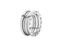 Bague 54 Bulgari B.zero1 - Bague trois bandes en or blanc 18 carats 58 Facettes 17972