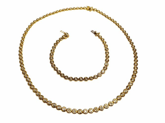 Collier Règlement commande #15350 n°1 58 Facettes