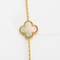 Collier VAN CLEEF & ARPELS - Magic Alhambra - Collier Sautoir, or jaune, onyx et nacre 58 Facettes