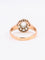 Bague 58 Bague marguerite en or rose 18k avec diamants taille rose 0,70 ct 58 Facettes 1090.4