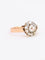 Bague 58 Bague marguerite en or rose 18k avec diamants taille rose 0,70 ct 58 Facettes 1090.4