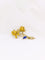 Broche Broche fleur vintage années 1970 en or jaune 18 carats et émail 58 Facettes 998