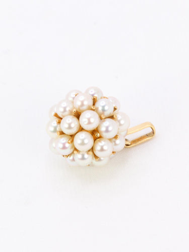 Pendentif Pendentif vintage boule de perles en or jaune 18 carats 58 Facettes 1099.4