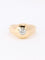 Bague 60 Bague jonc vintage en or jaune 18 carats avec diamant 0,5 ct 58 Facettes 1087.25