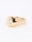 Bague 60 Bague jonc vintage en or jaune 18 carats avec diamant 0,5 ct 58 Facettes 1087.25
