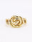 Bague 48 Bague nœud vintage en or jaune 14 carats 58 Facettes 1108.8