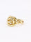 Bague 48 Bague nœud vintage en or jaune 14 carats 58 Facettes 1108.8