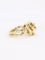 Bague 48 Bague nœud vintage en or jaune 14 carats 58 Facettes 1108.8