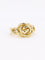 Bague 48 Bague nœud vintage en or jaune 14 carats 58 Facettes 1108.8