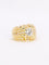 Bague 44.5 Bague vintage à godrons en or jaune 18 carats et diamants 58 Facettes 1111.3